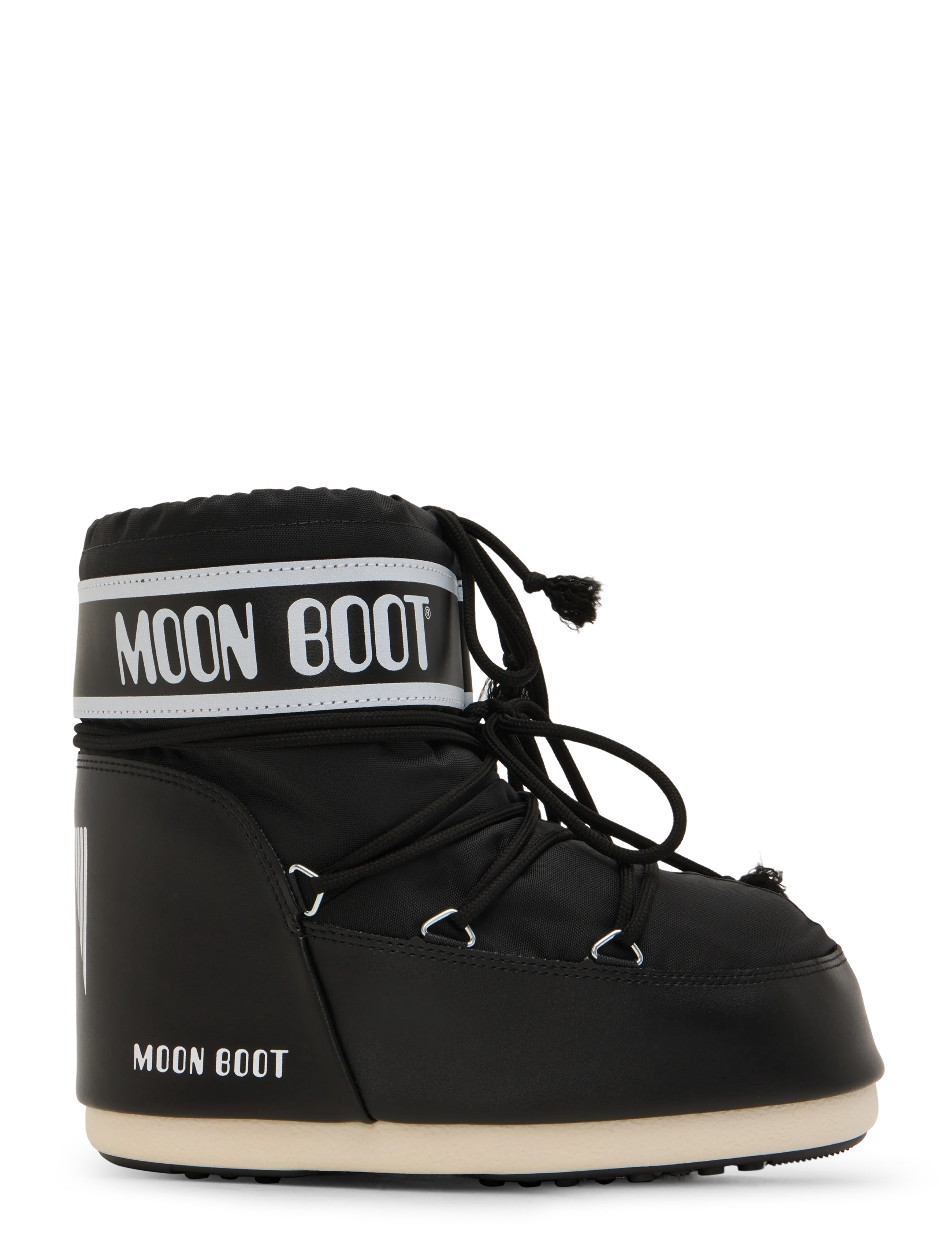Moon Boot MB ICON LOW NYLON - Stiefel - BLACK / black
