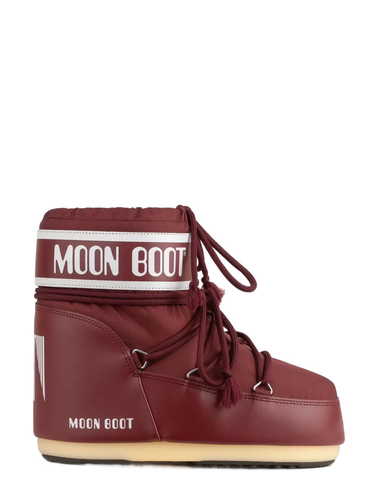 Moon Boot MB ICON LOW NYLON - Ökklastígvél - BURGUNDY / burgundy