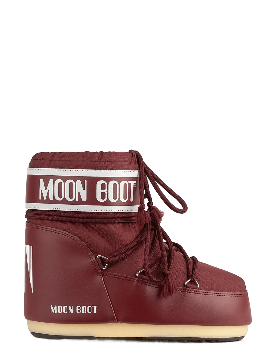 Moon Boot - MB ICON LOW NYLON - vinterstøvler - burgundy - 0