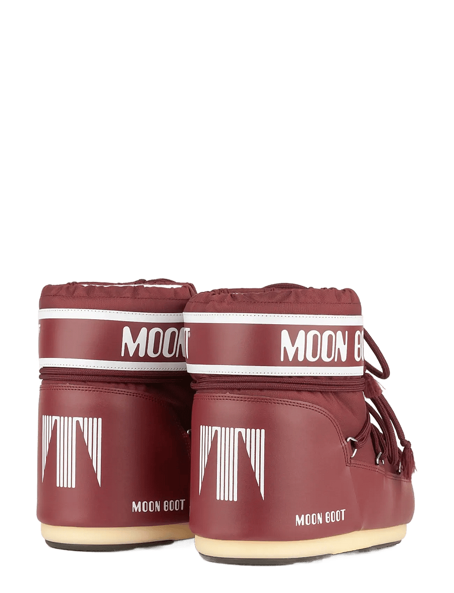 Moon Boot - MB ICON LOW NYLON - vinterstøvler - burgundy - 1