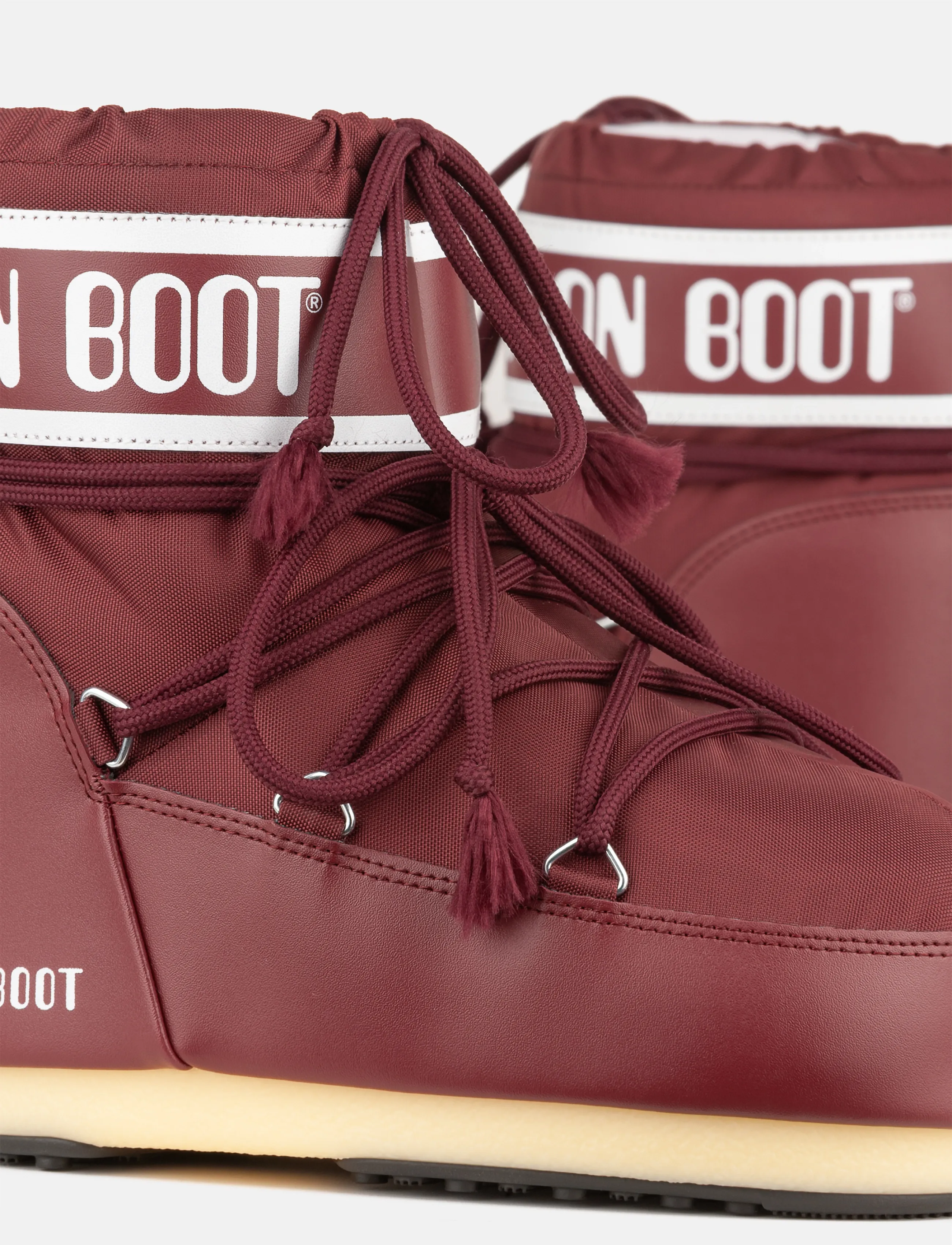 Moon Boot - MB ICON LOW NYLON - vinterstøvler - burgundy - 3