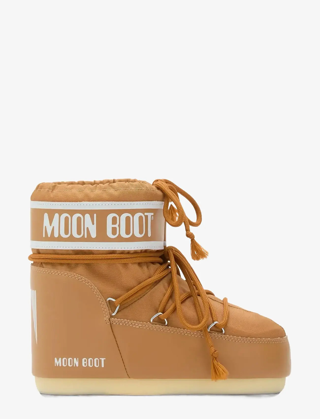 Moon Boot - MOON BOOT ICON LOW NYLON - winter boots - cognac - 0