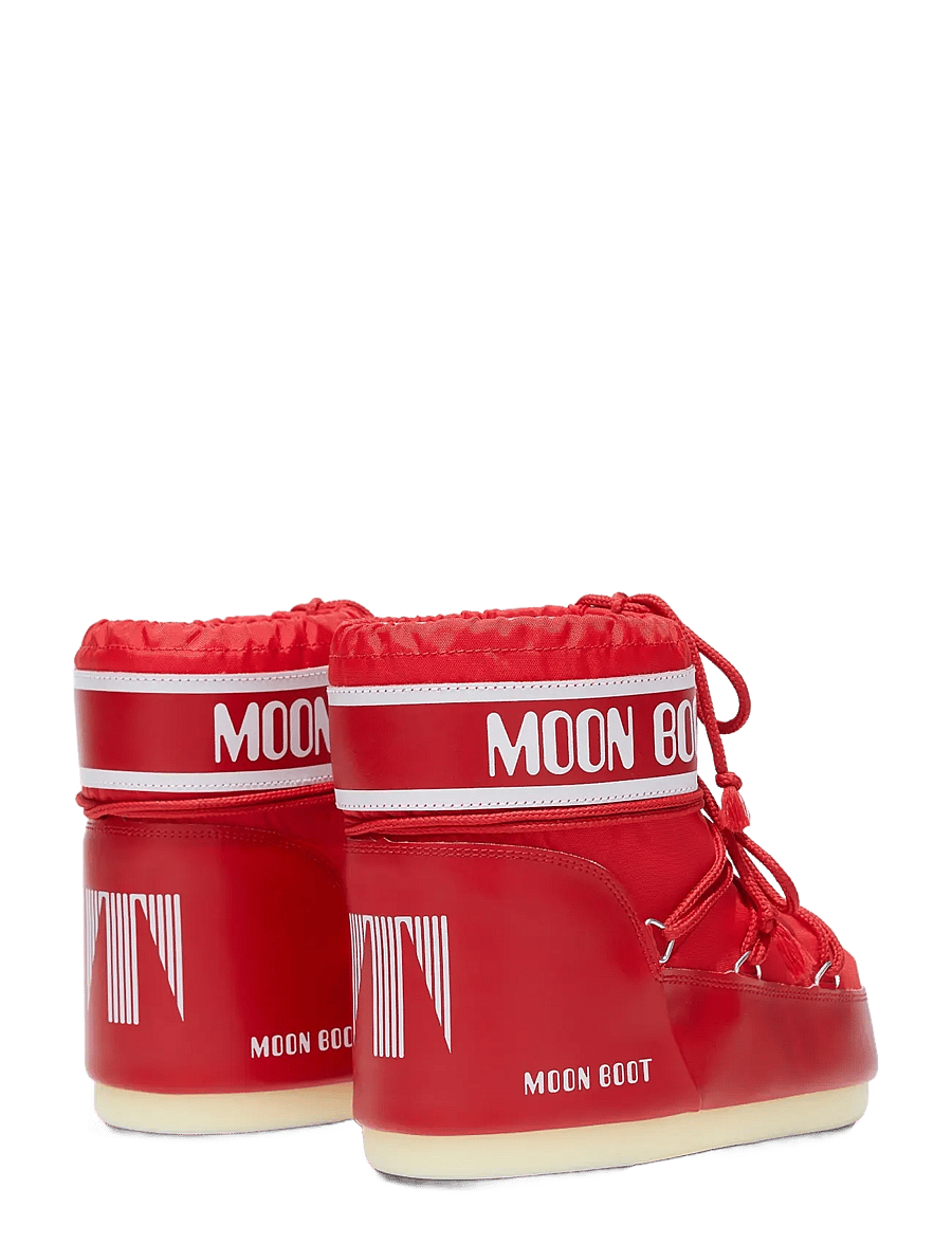Moon Boot - MB ICON LOW NYLON - talvesaapad - red - 0