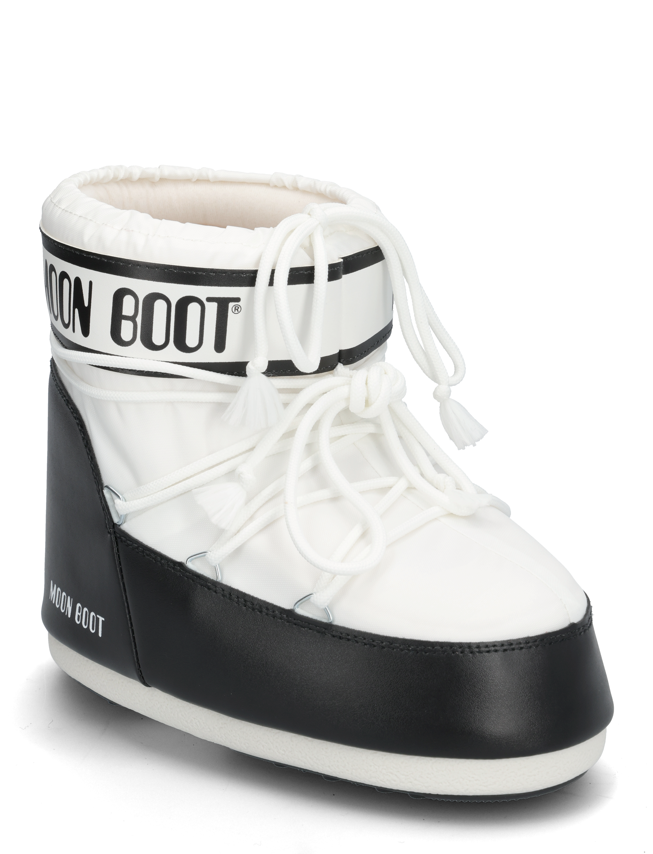 Moon Boot MB ICON LOW NYLON - Støvler - WHITE / white