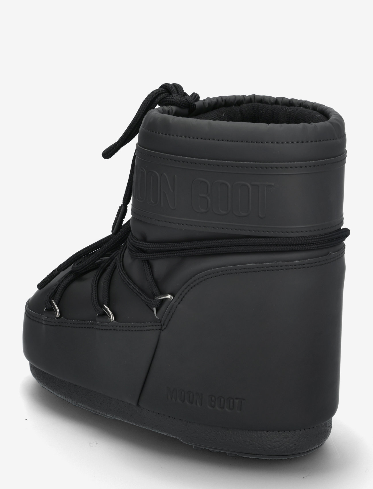Moon Boot - MB ICON LOW RUBBER - vinterstøvler - black - 2