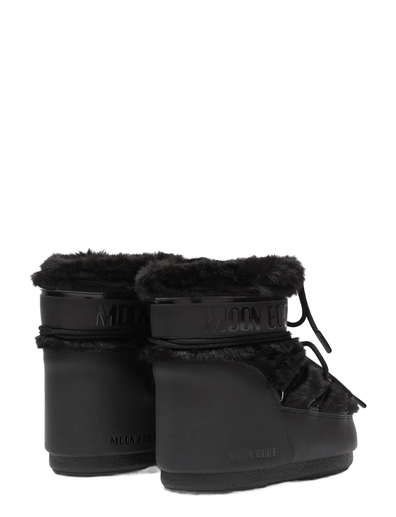 Moon Boot - MB ICON LOW FAUX FUR - black - 1