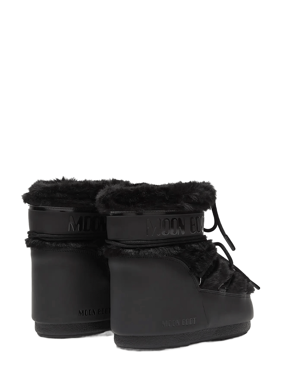 Moon Boot - MB ICON LOW FAUX FUR - black - 1