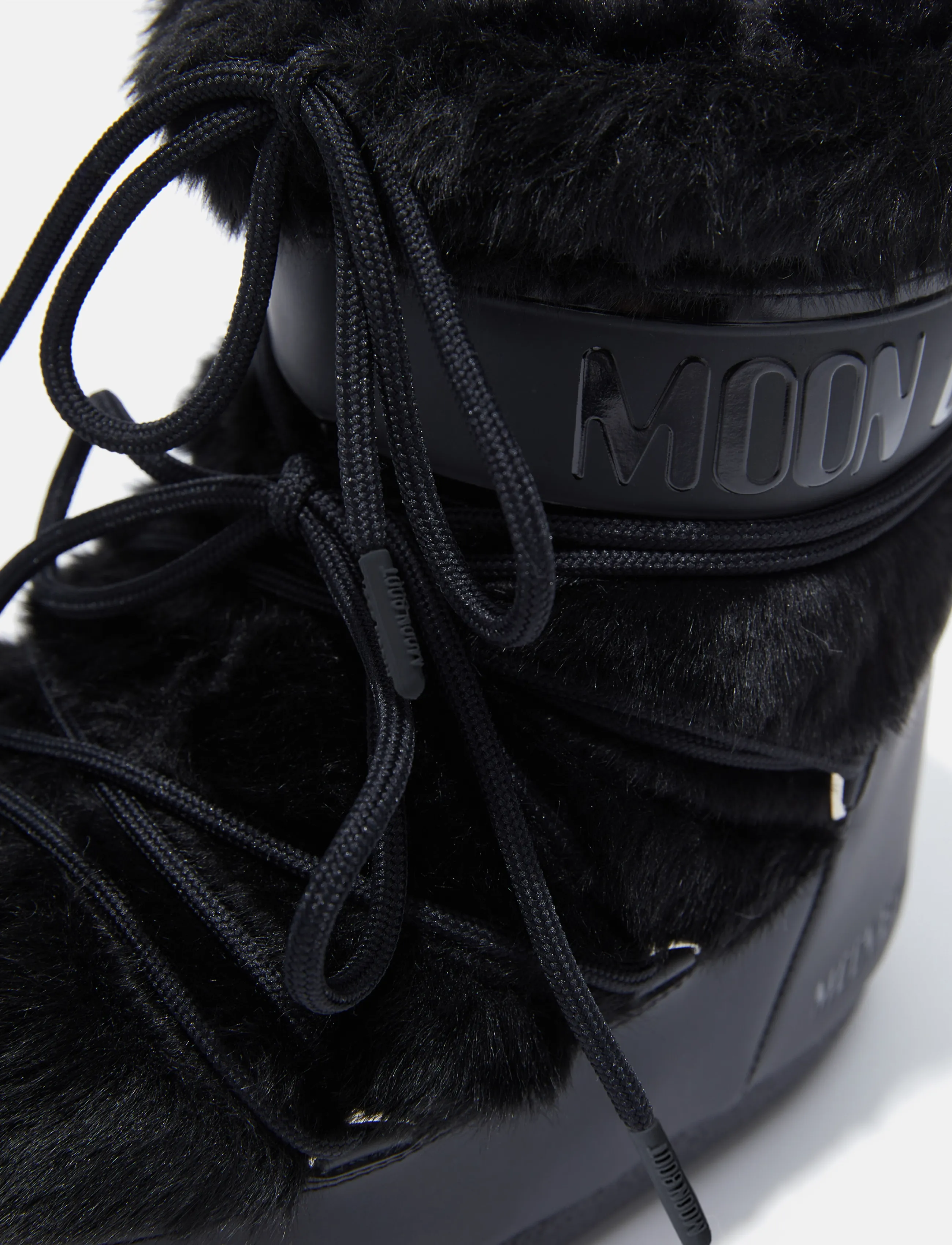 Moon Boot - MB ICON LOW FAUX FUR - black - 2