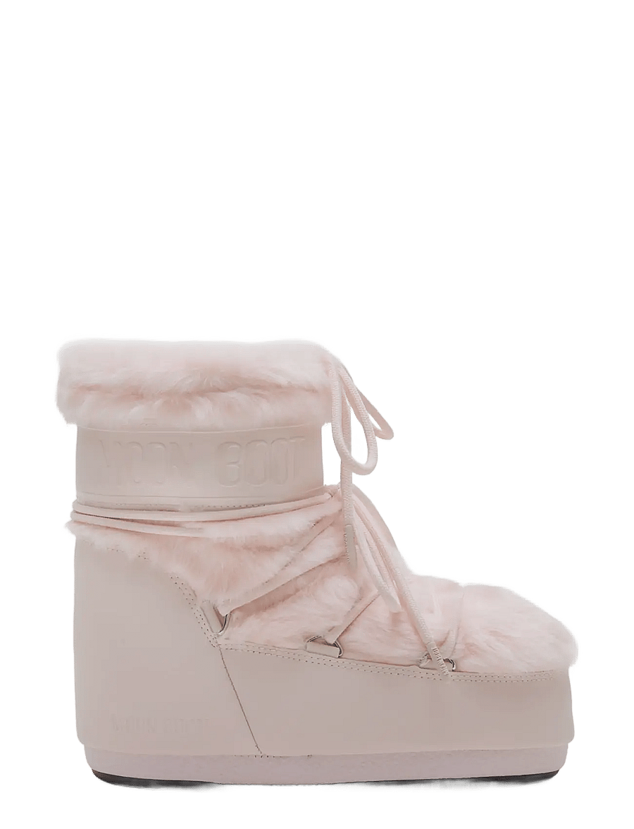 Moon Boot - MB ICON LOW FAUX FUR - winterschuhe - dusty pink - 0