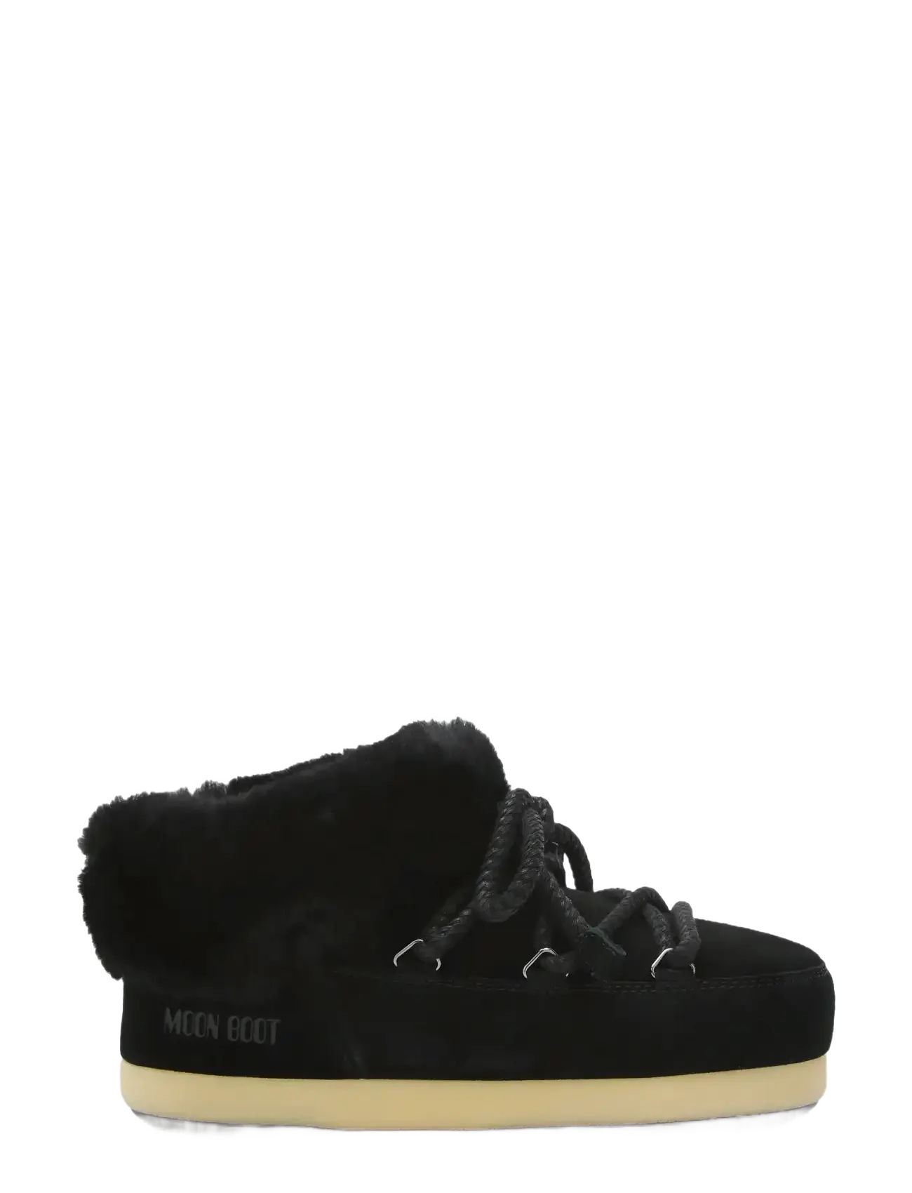 Moon Boot MB EVX MULE SUEDE - Schuhe - BLACK/NATURAL / black