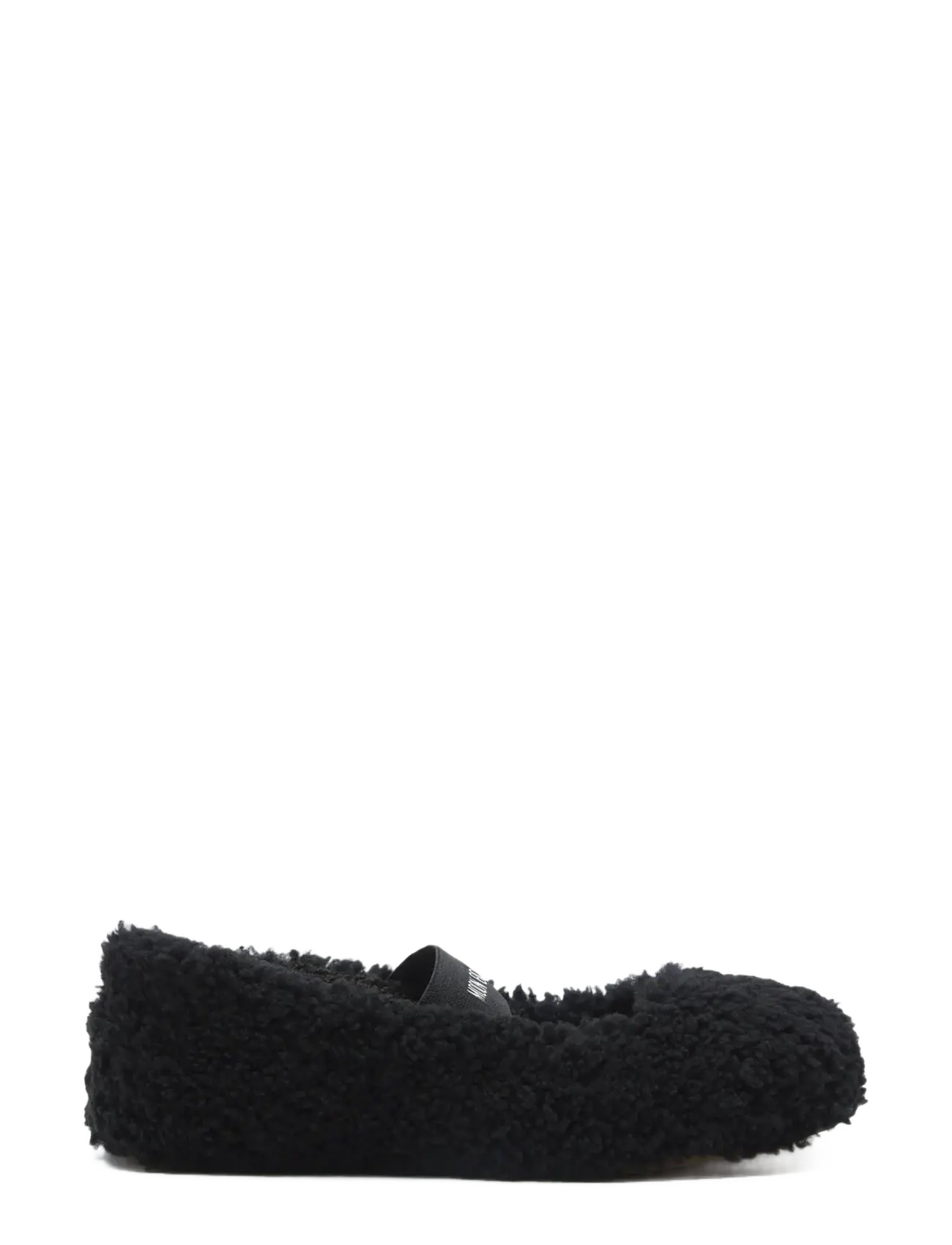 MB SHEARLING BALLERINA - BLACK