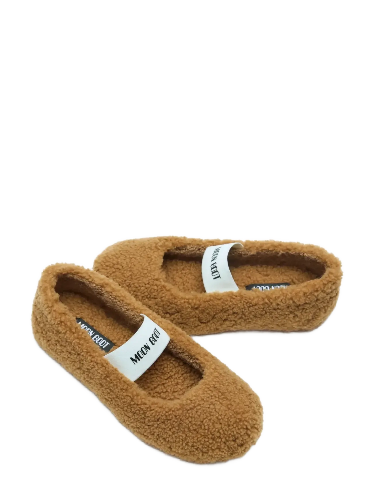 Moon Boot MB SHEARLING BALLERINA - Uus - COGNAC / brown