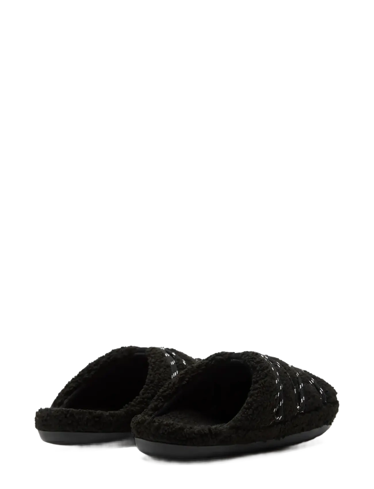 Moon Boot - MB TEDDY SLIPPER - slippers - black - 1