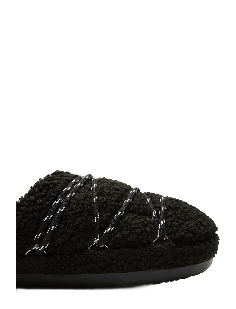 Moon Boot - MB TEDDY SLIPPER - alltags-style - black - 2