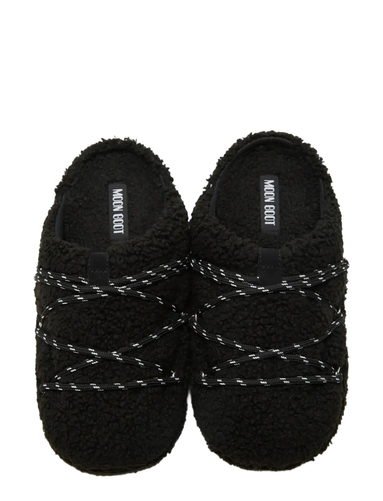 Moon Boot - MB TEDDY SLIPPER - slippers - black - 3