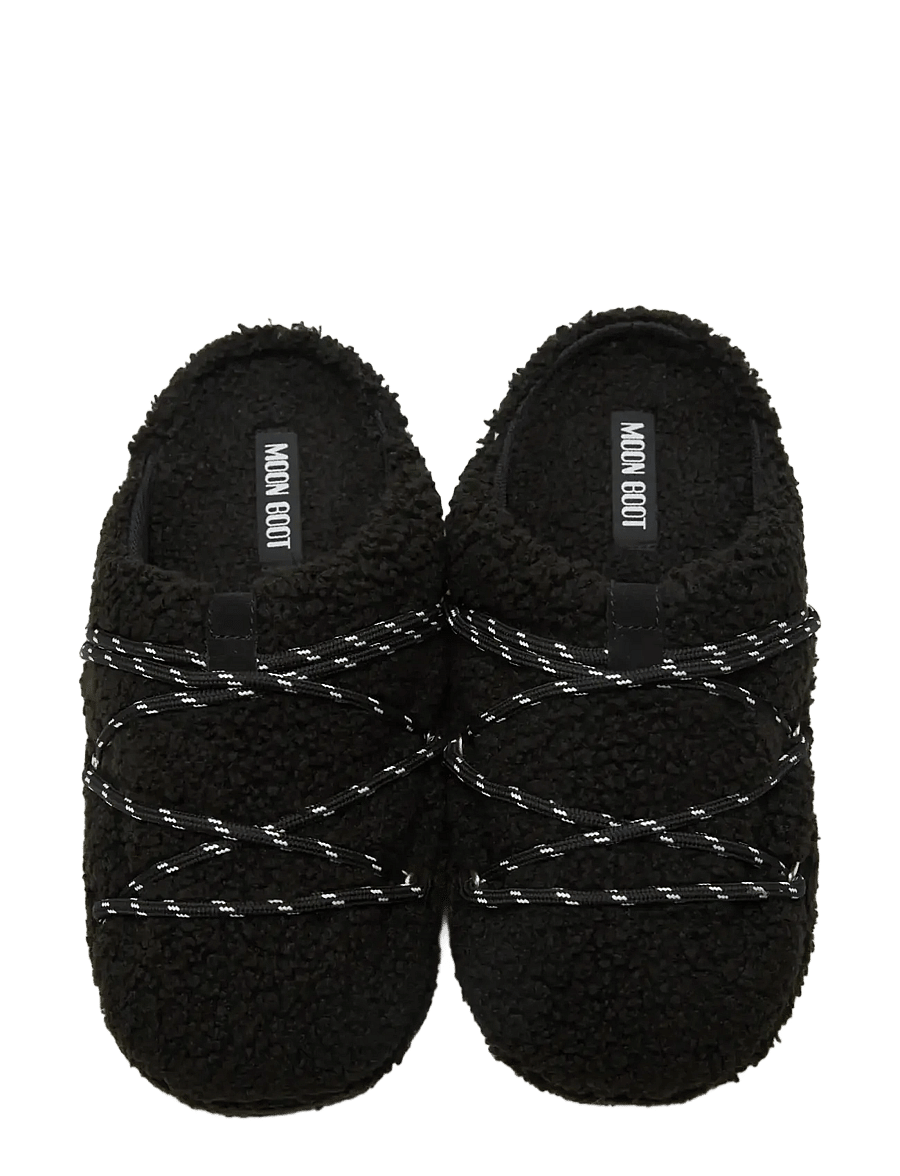 Moon Boot - MB TEDDY SLIPPER - alltags-style - black - 3