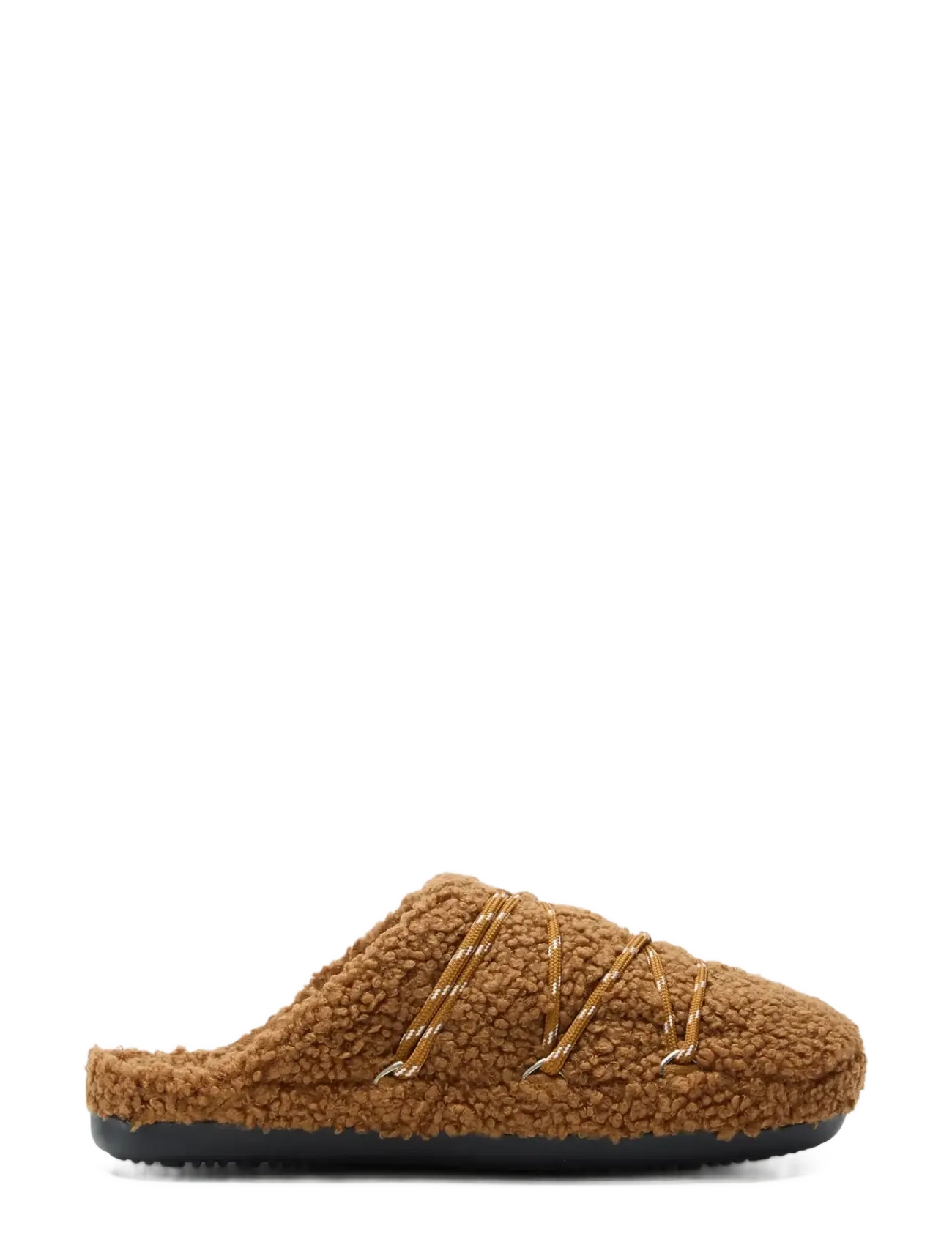 MB TEDDY SLIPPER - COGNAC