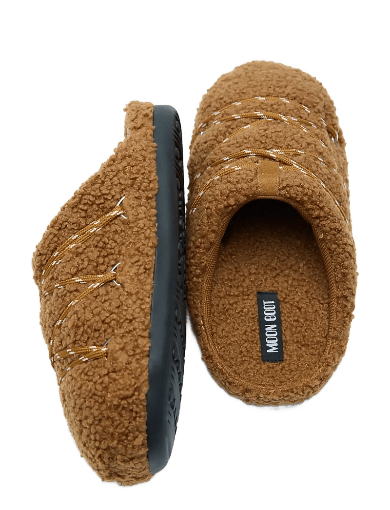 Moon Boot - MB TEDDY SLIPPER - alltags-style - cognac - 3
