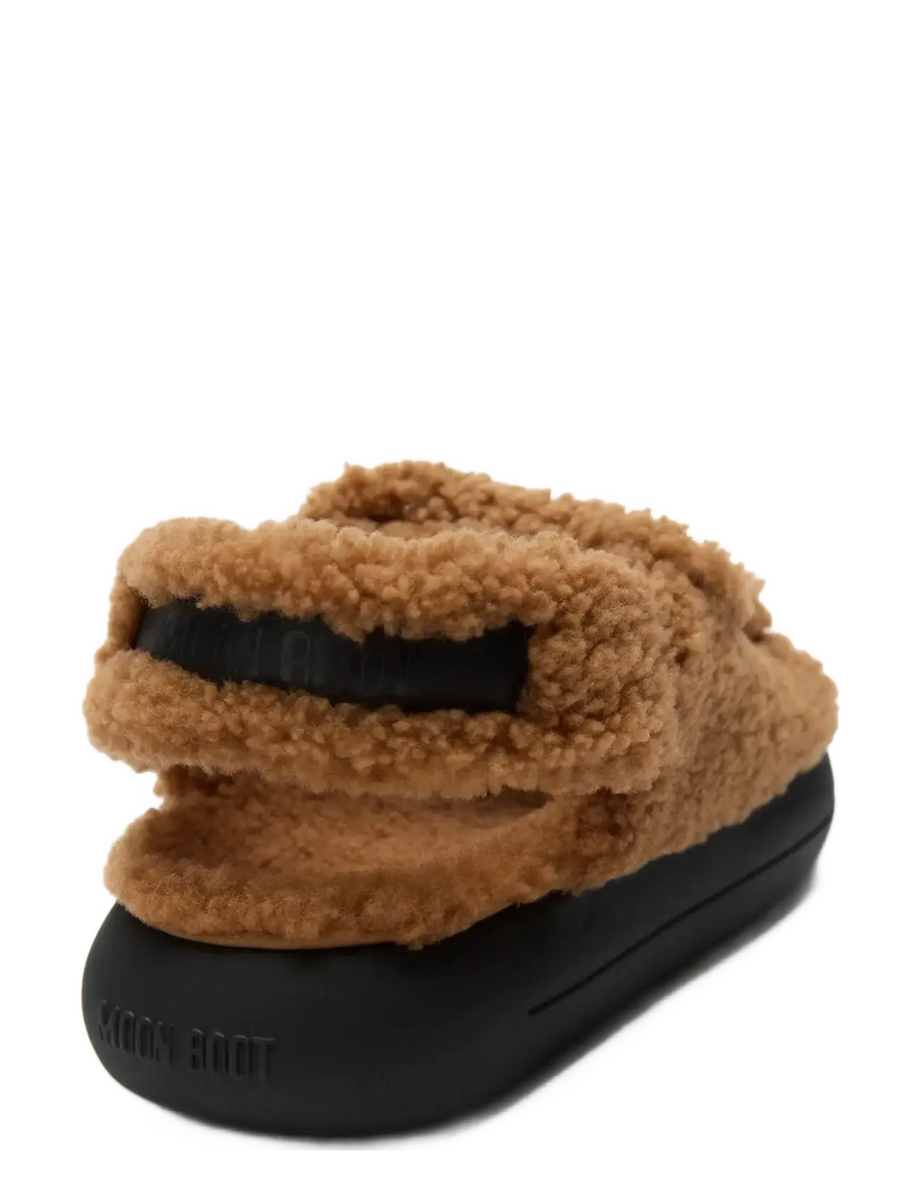 Moon Boot - MB SHEARLING SANDAL - flat sandals - cognac - 2