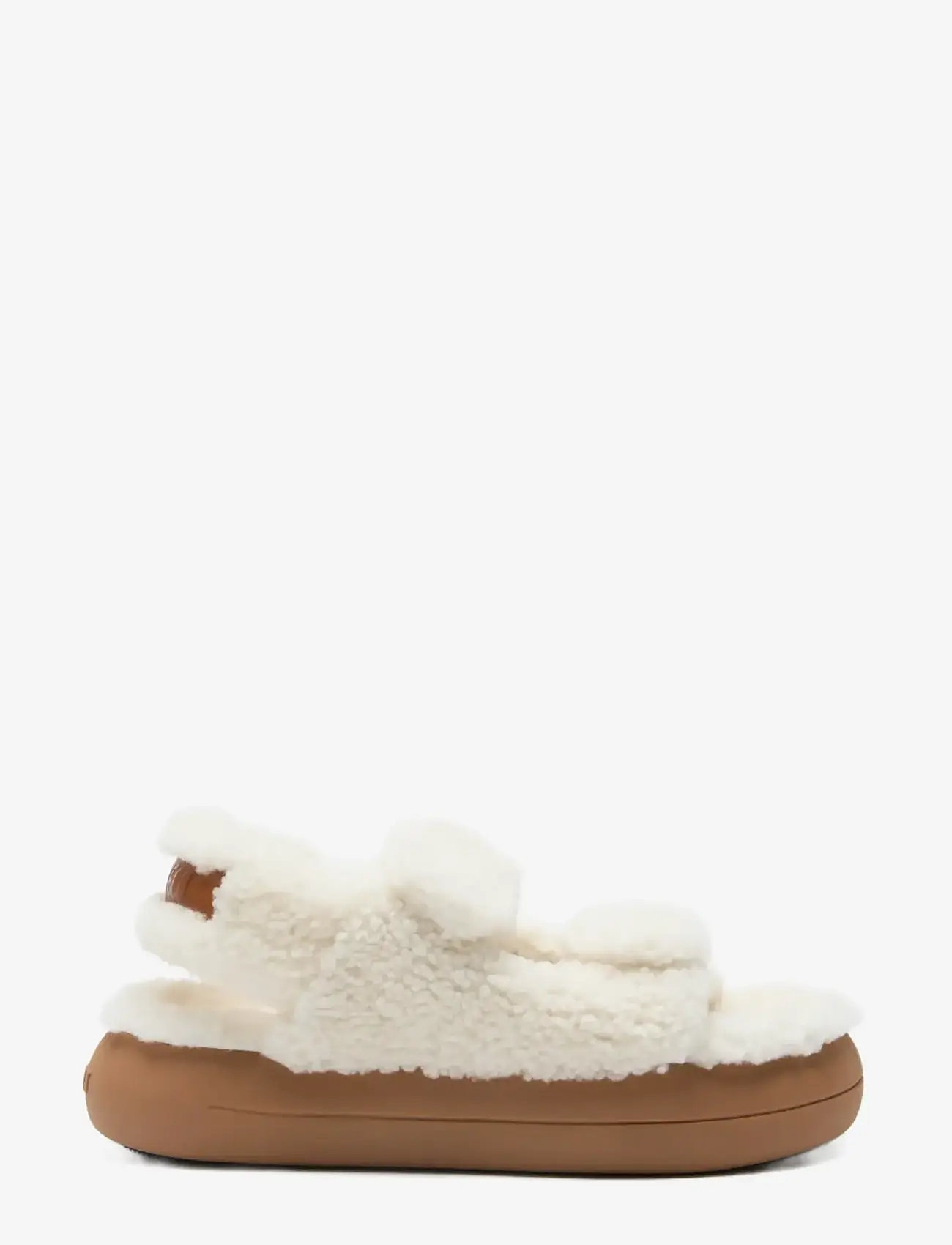 Moon Boot - MB SHEARLING SANDAL - kontsata sandaalid - ice - 0