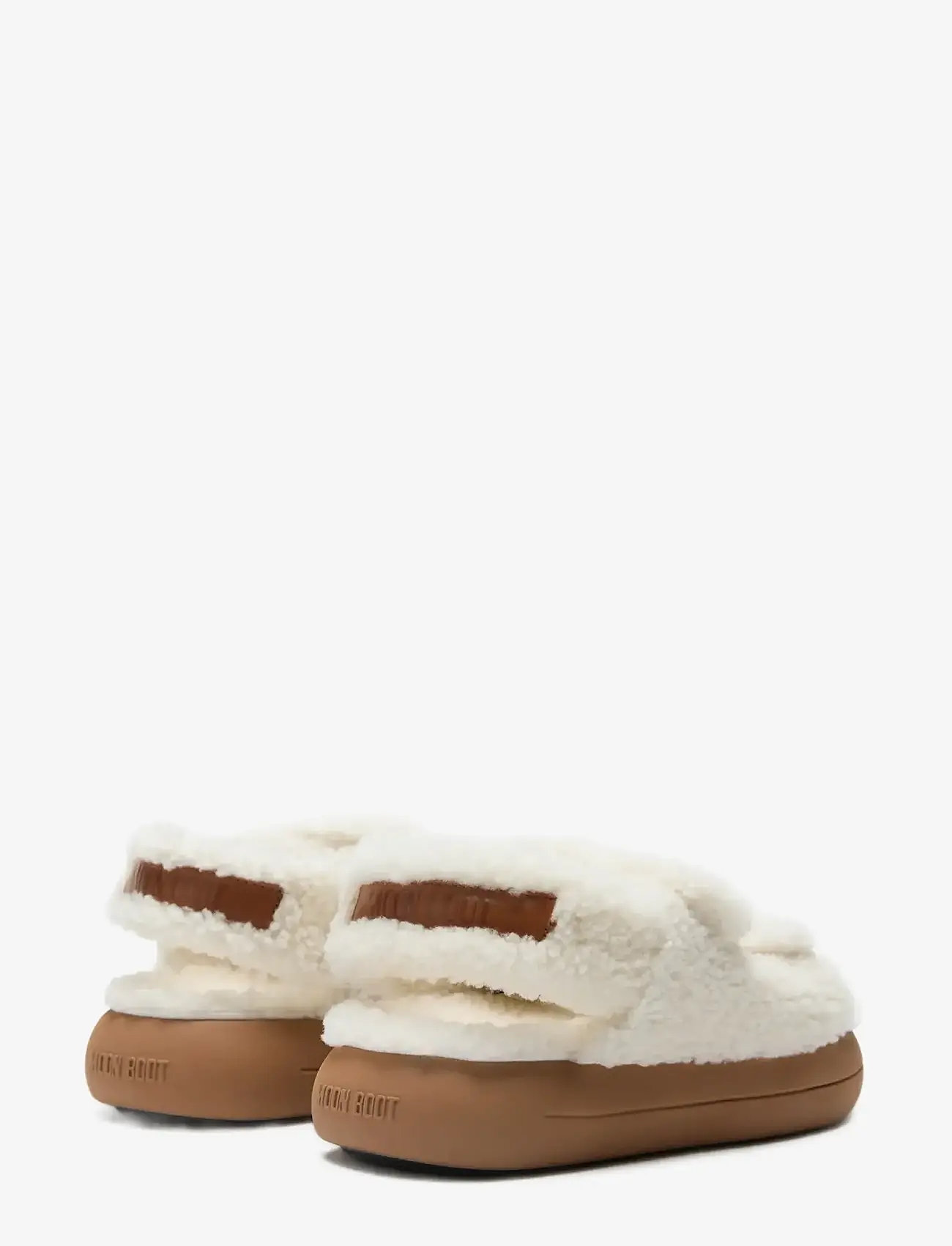 Moon Boot - MB SHEARLING SANDAL - kontsata sandaalid - ice - 1