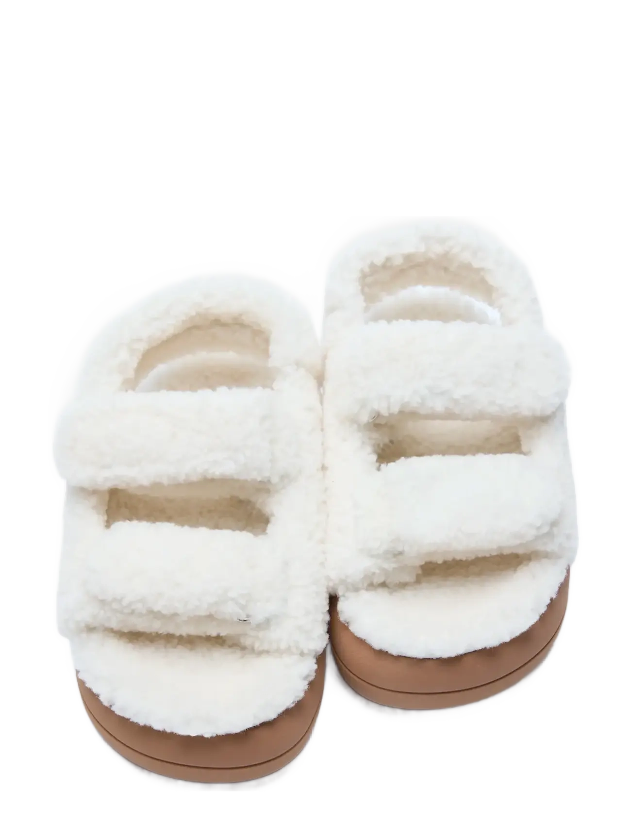 Moon Boot - MB SHEARLING SANDAL - platta sandaler - ice - 3