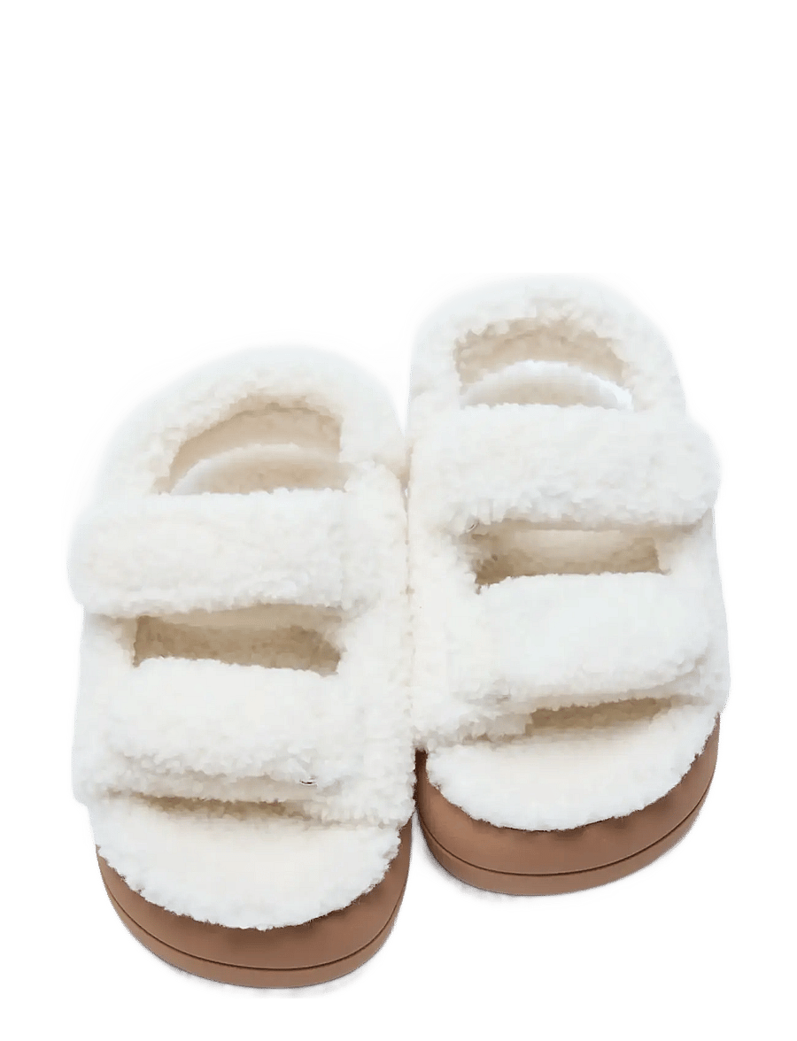 Moon Boot - MB SHEARLING SANDAL - flade sandaler - ice - 3