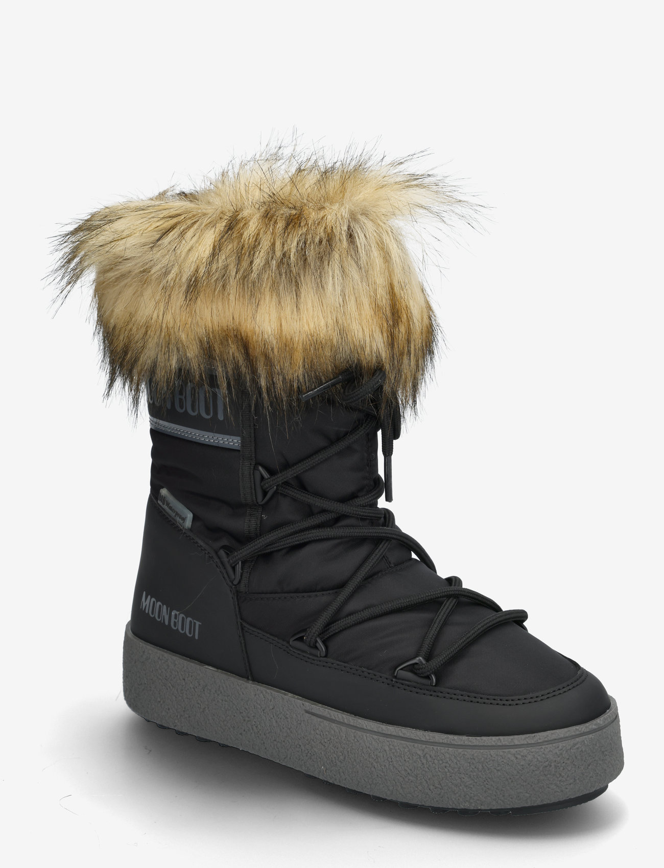 Moon Boot - MOON BOOT LTRACK MONACO LOW WP - naised - black - 0