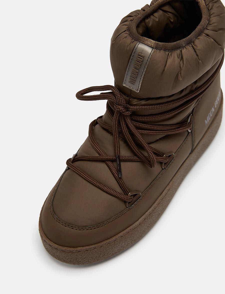 Moon Boot - MB LTRACK LOW NYLON WP - winterschuhe - cocoa - 3