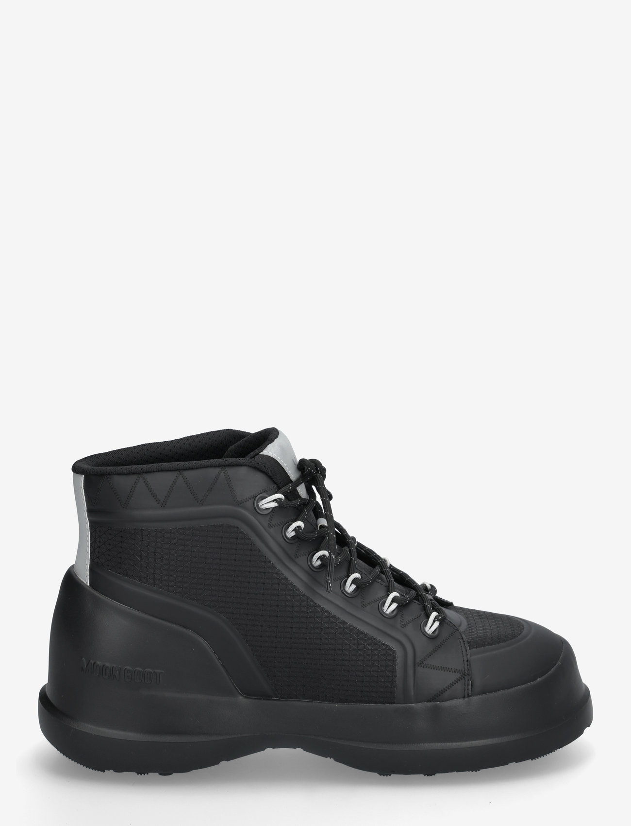 Moon Boot - MB LUNA TREK MID NYLON - støvler med snøre - black - 1