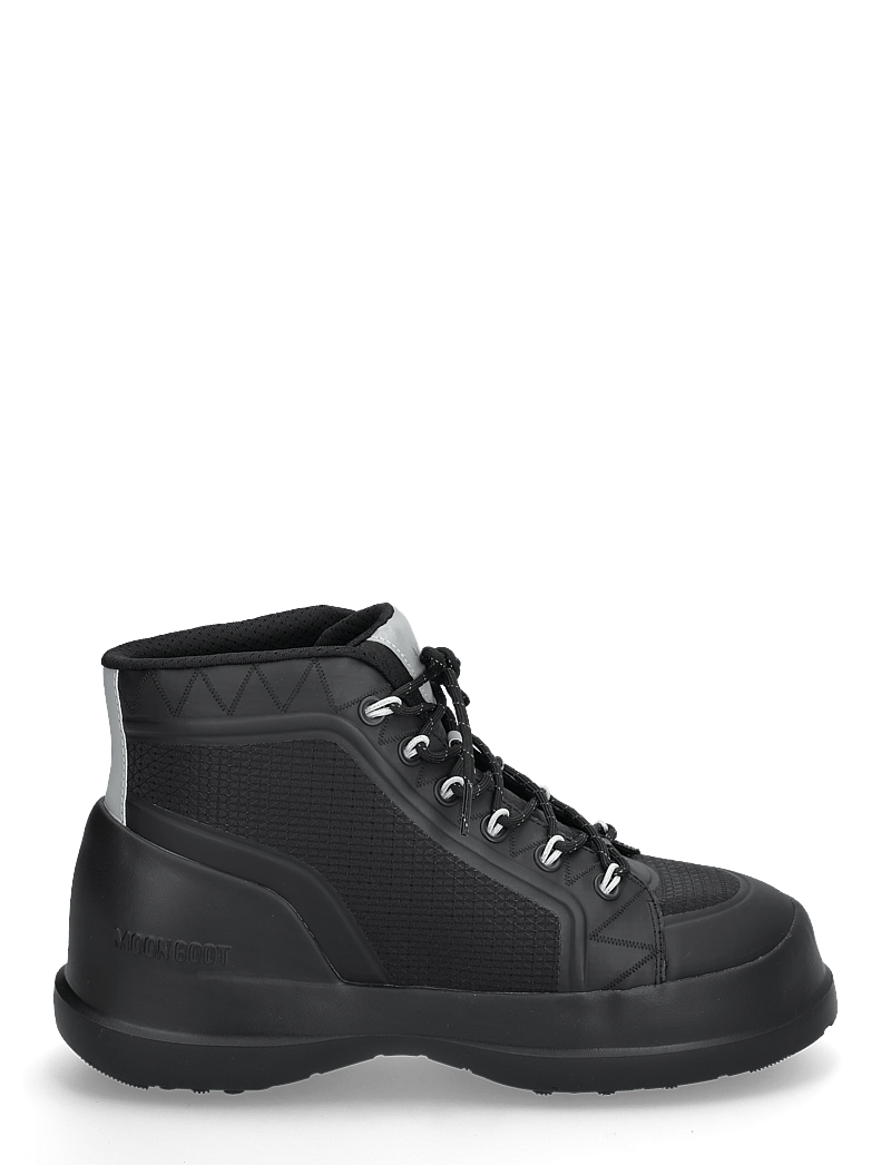 Moon Boot - MB LUNA TREK MID NYLON - støvler med snøre - black - 1