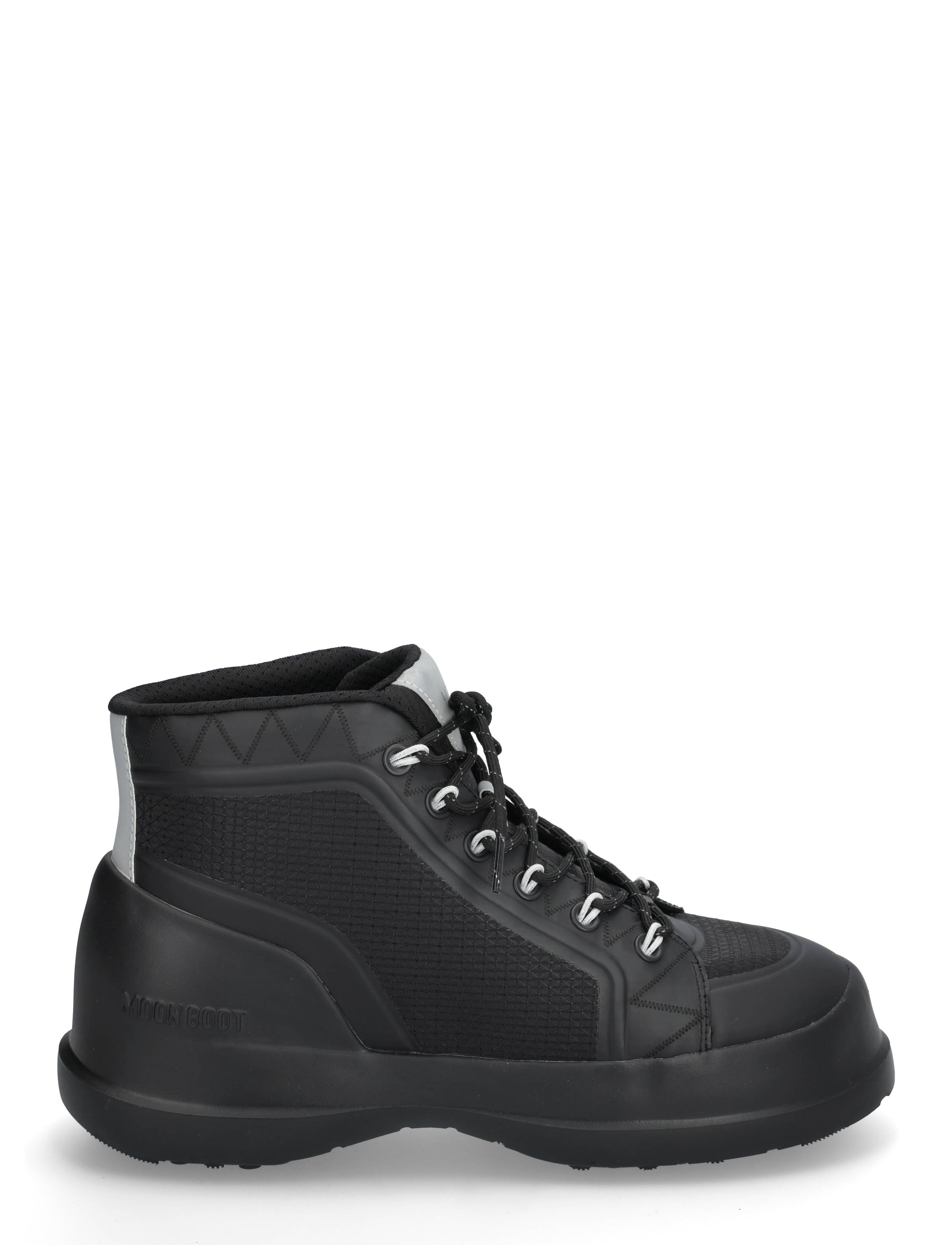 Moon Boot - MB LUNA TREK MID NYLON - paeltega jalanõud - black - 1