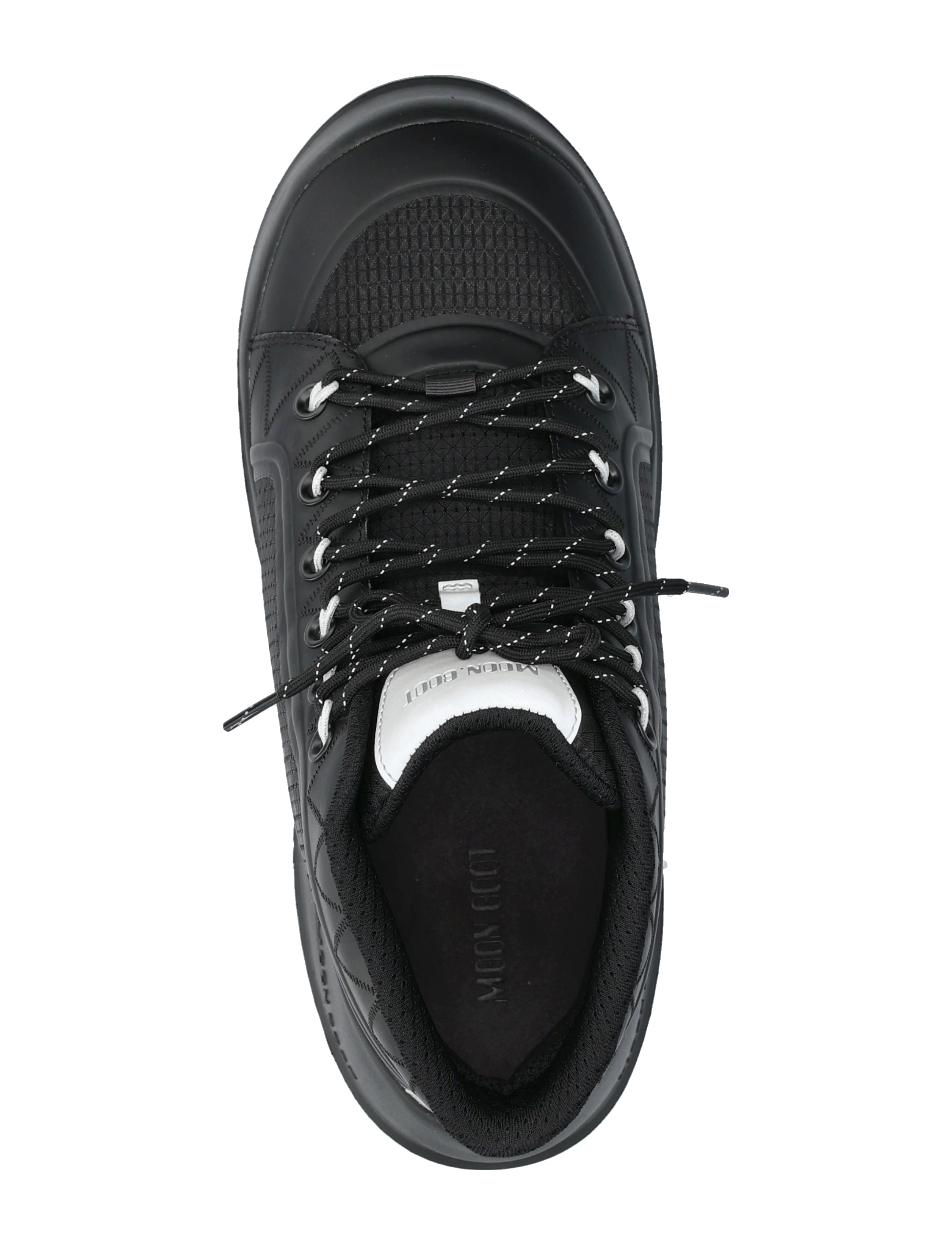 Moon Boot - MB LUNA TREK MID NYLON - paeltega jalanõud - black - 3