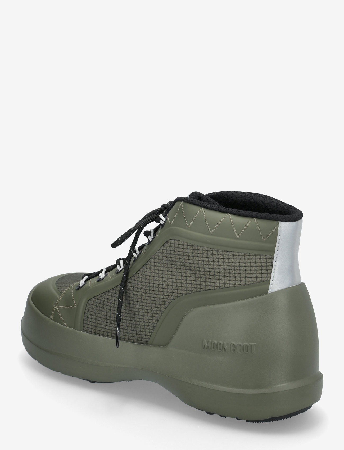 Moon Boot - MB LUNA TREK MID NYLON - støvler med snøre - khaki - 3