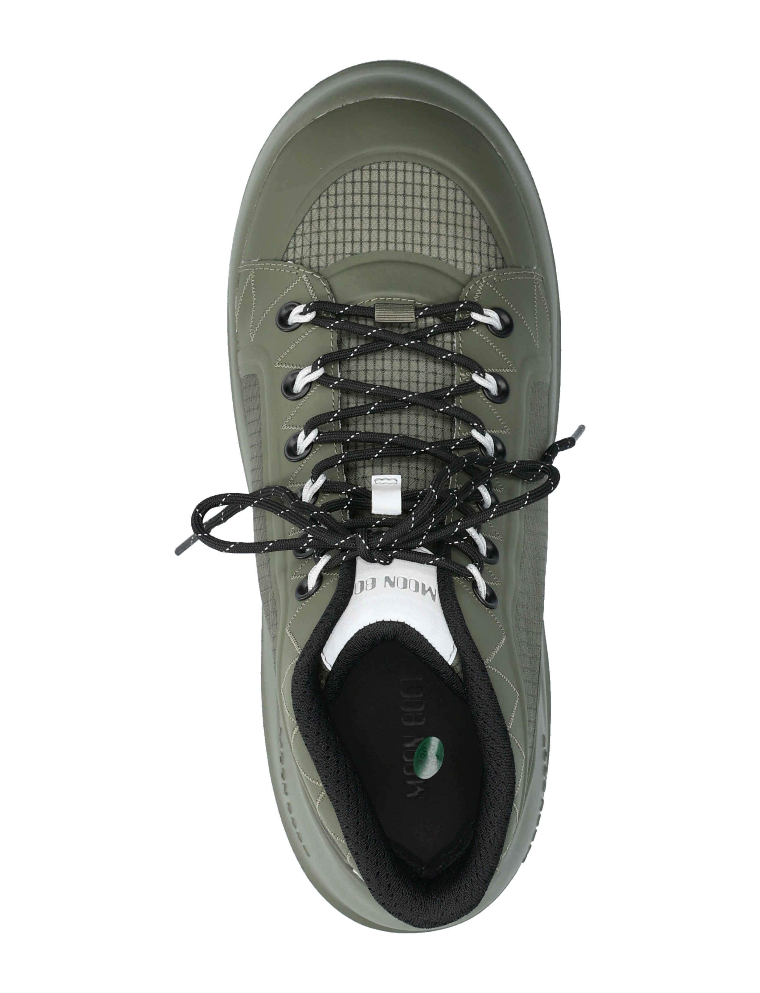 Moon Boot - MB LUNA TREK MID NYLON - støvler med snøre - khaki - 3