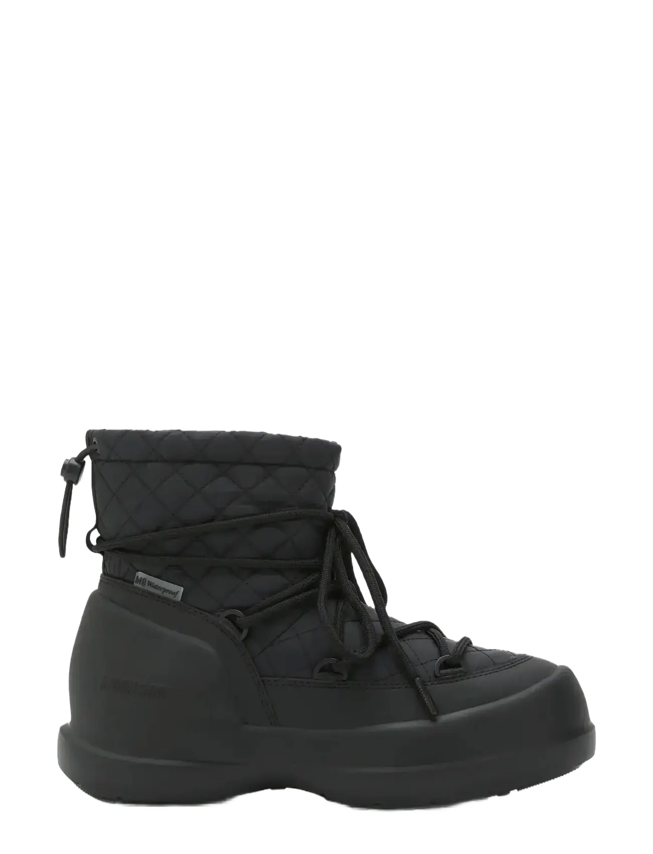 MOON Stiefel Mb Mezzaluna Quilted Mid Wp Schwarz - 38 - Damen