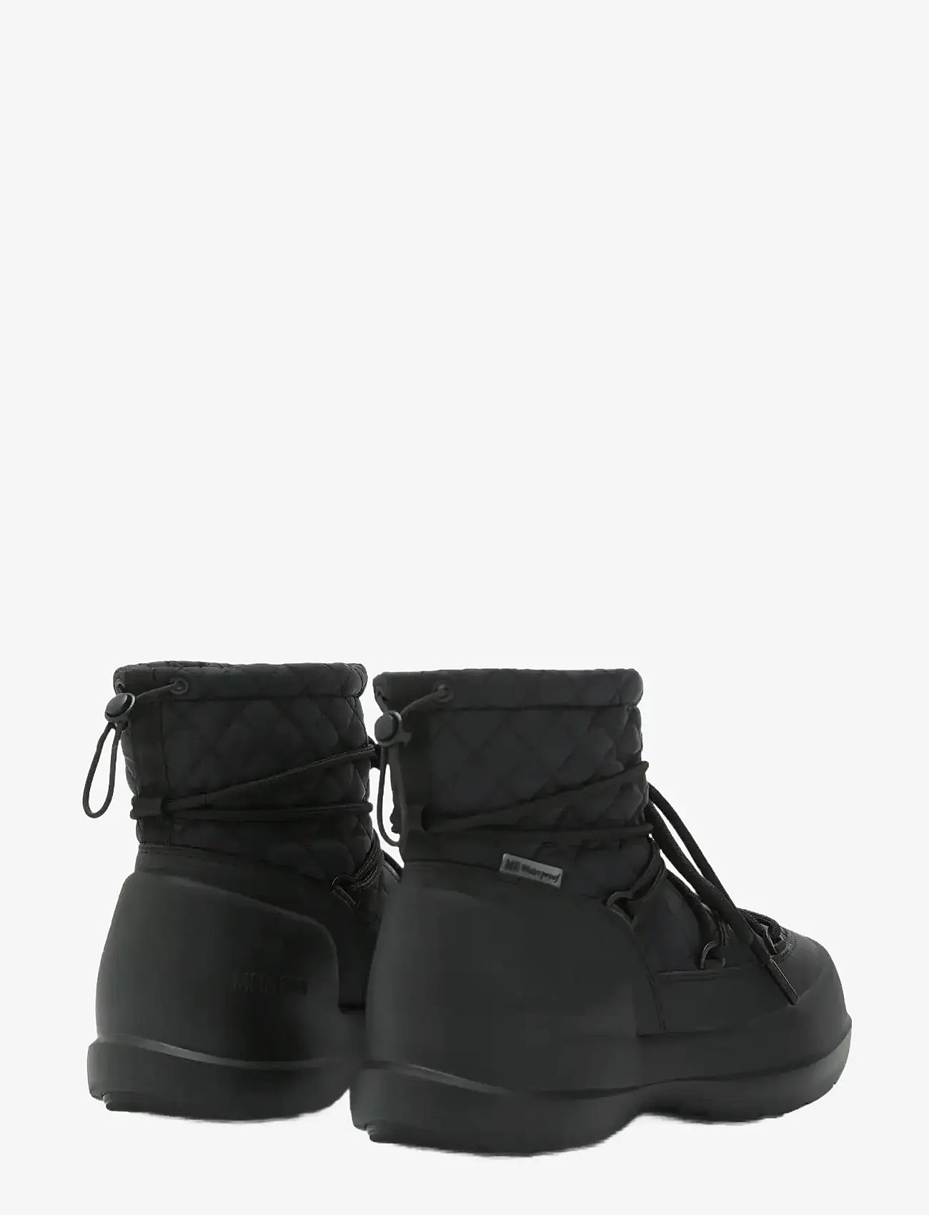Moon Boot - MB MEZZALUNA QUILTED MID WP - winterstiefel - black - 2