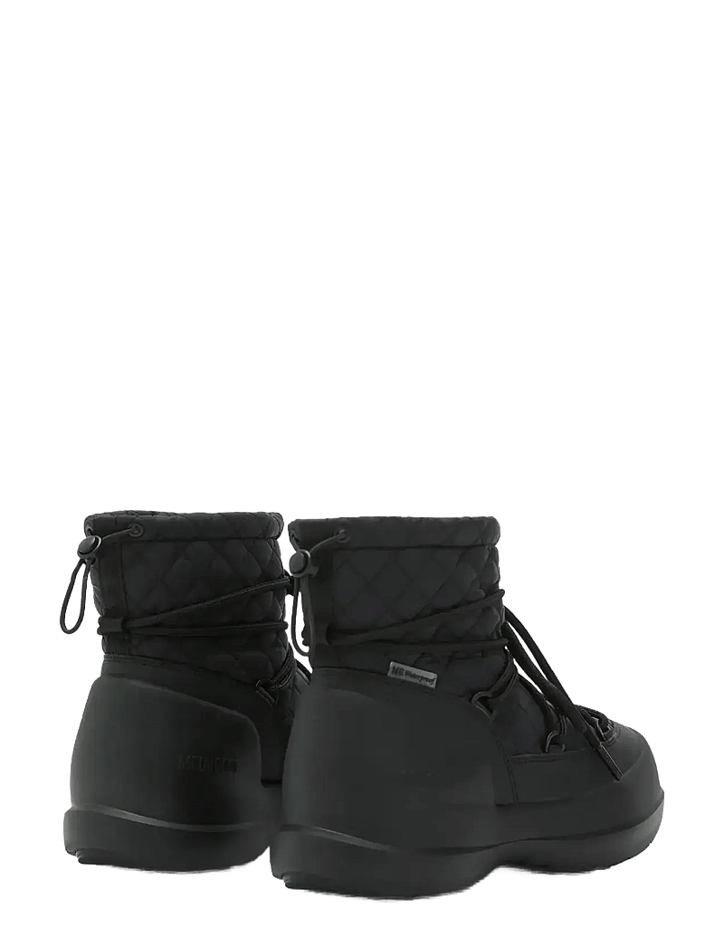 Moon Boot - MB MEZZALUNA QUILTED MID WP - talvesaapad - black - 2