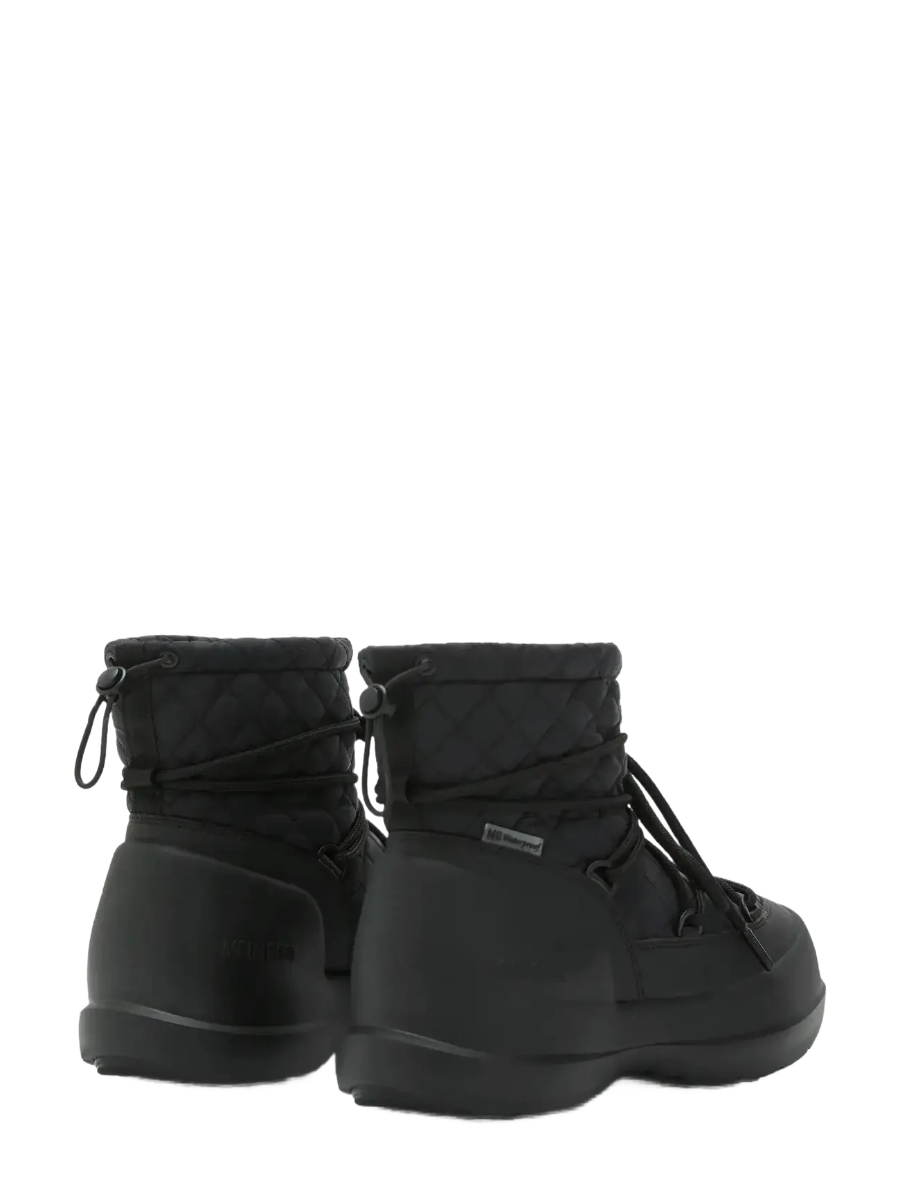 Moon Boot - MB MEZZALUNA QUILTED MID WP - mehed - black - 2