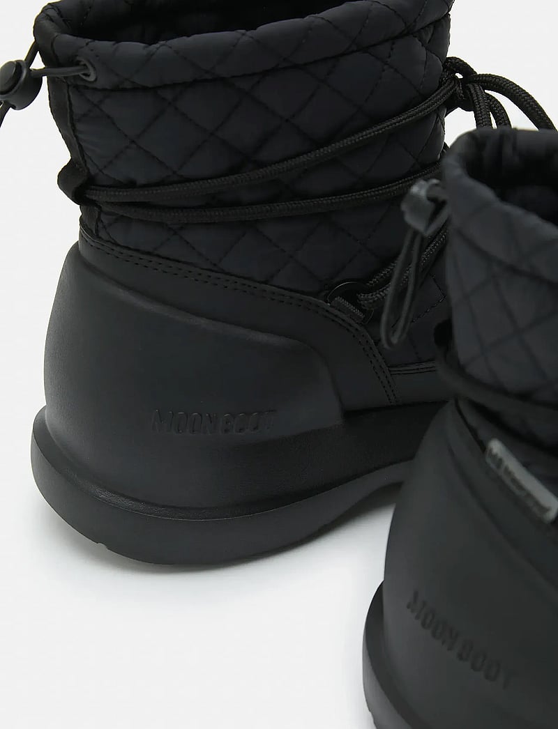 Moon Boot - MB MEZZALUNA QUILTED MID WP - talvesaapad - black - 3