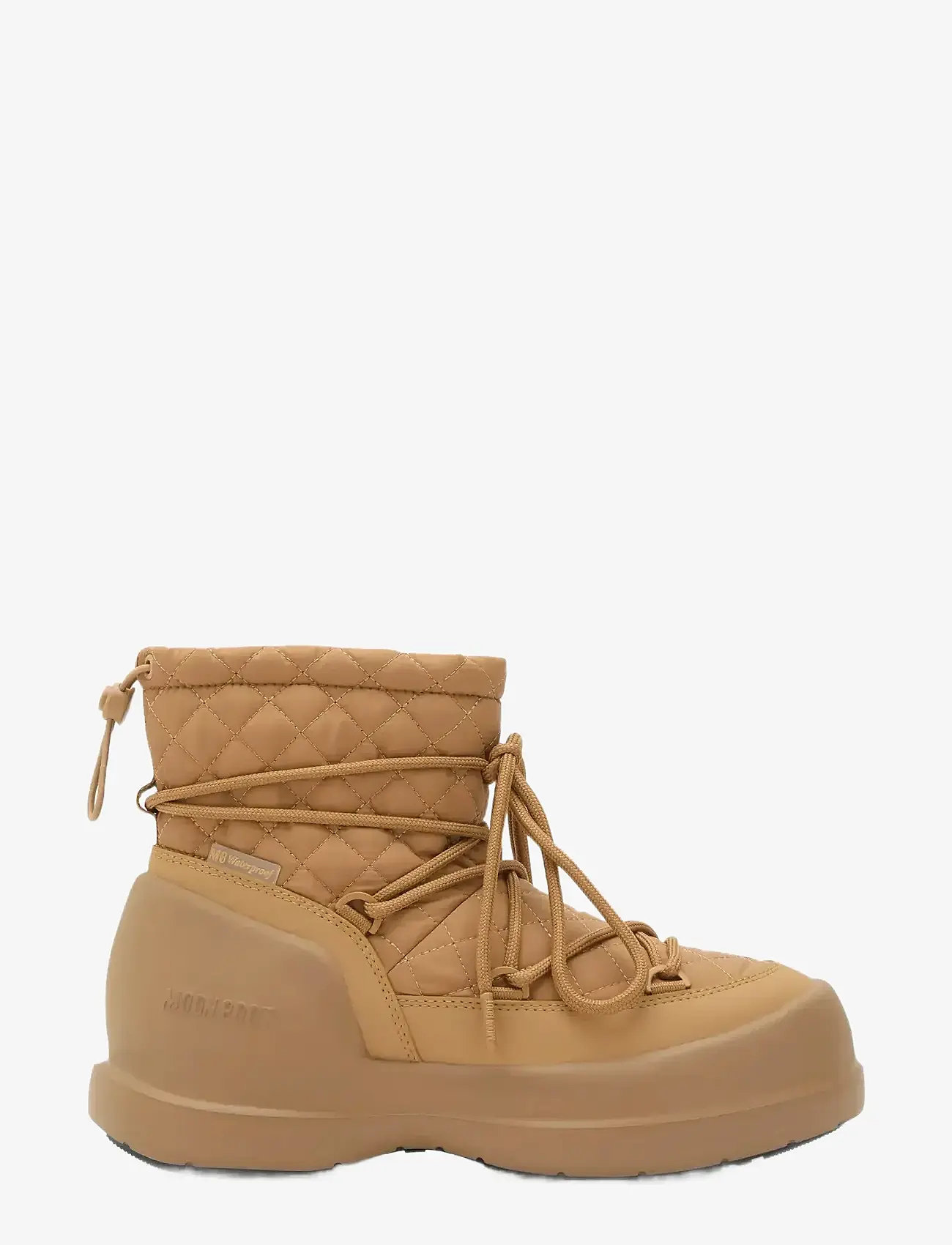 Moon Boot - MB MEZZALUNA QUILTED MID WP - vinterstøvler - sand - 1