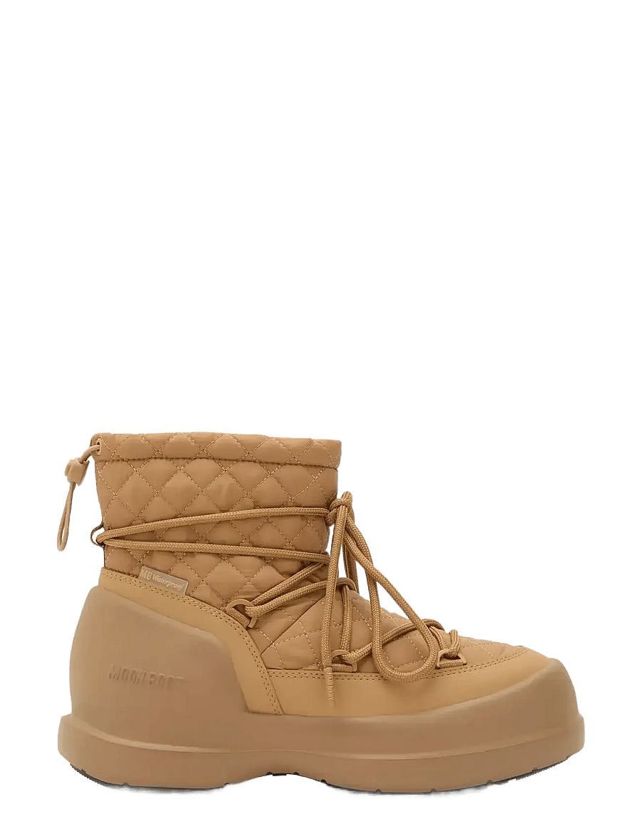 Moon Boot - MB MEZZALUNA QUILTED MID WP - bottes d'hiver - sand - 1
