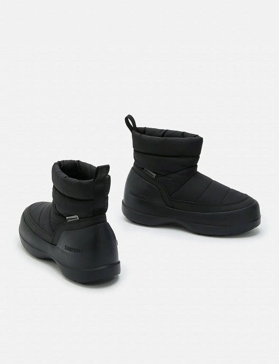 Moon Boot - MB MEZZALUNA PUFFY WP - winterstiefel - black - 0