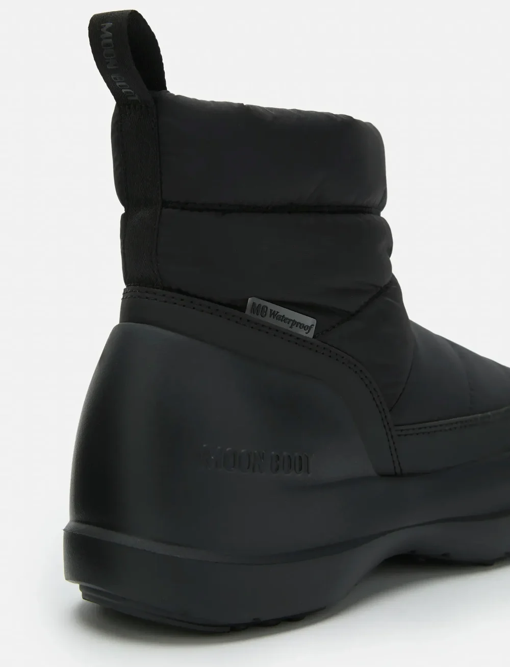 Moon Boot - MB MEZZALUNA PUFFY WP - winterstiefel - black - 3