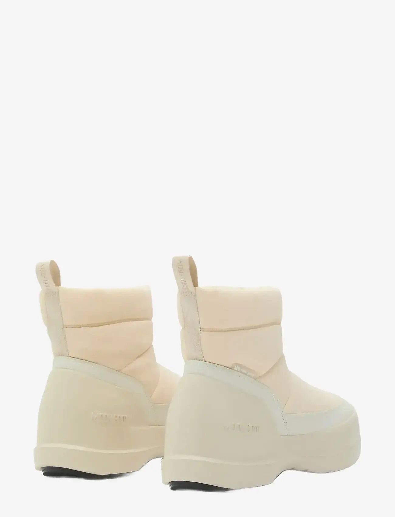 Moon Boot - MB MEZZALUNA PUFFY WP - vinterstøvler - cream - 1