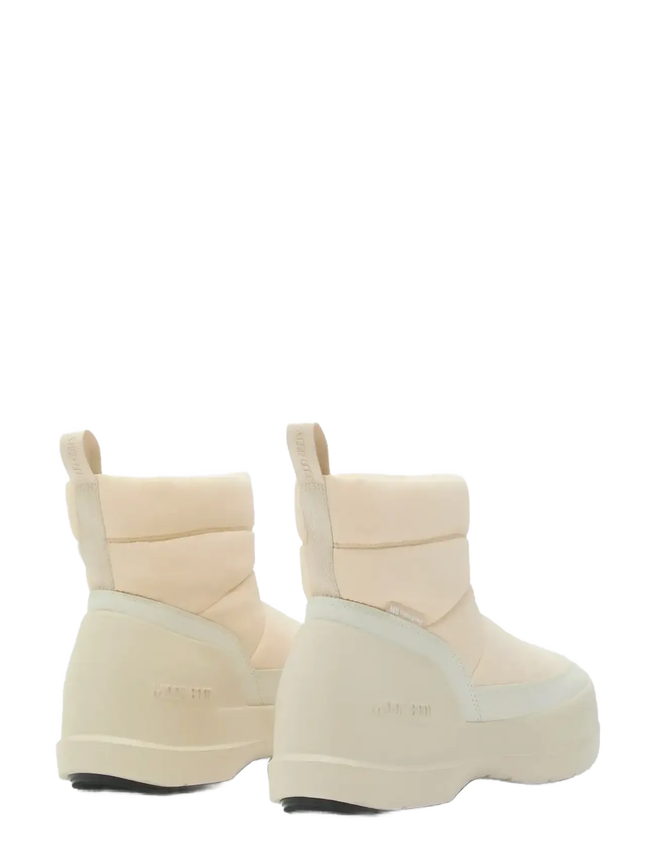 Moon Boot - MB MEZZALUNA PUFFY WP - vinterstøvler - cream - 1