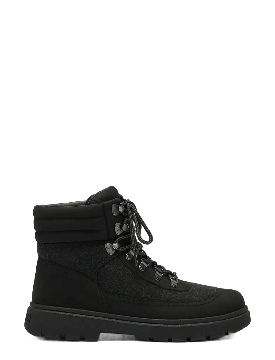 Moon Boot - MB COMBAT BOOT FELT - kängor med snörning - black - 0