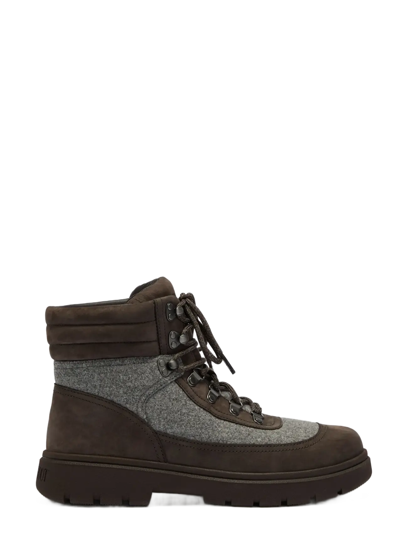 Moon Boot MB COMBAT BOOT FELT - Jalanõud - COCOA/GREY / grey