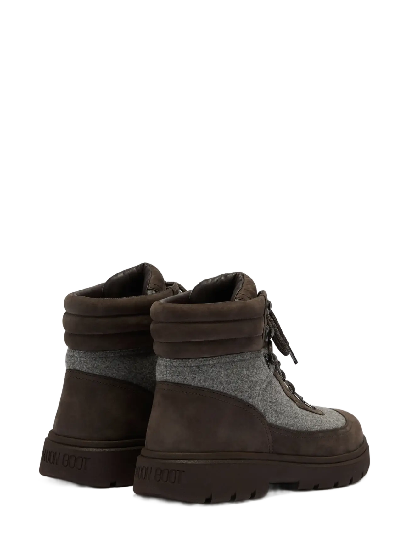 Moon Boot - MB COMBAT BOOT FELT - cocoa/grey - 1