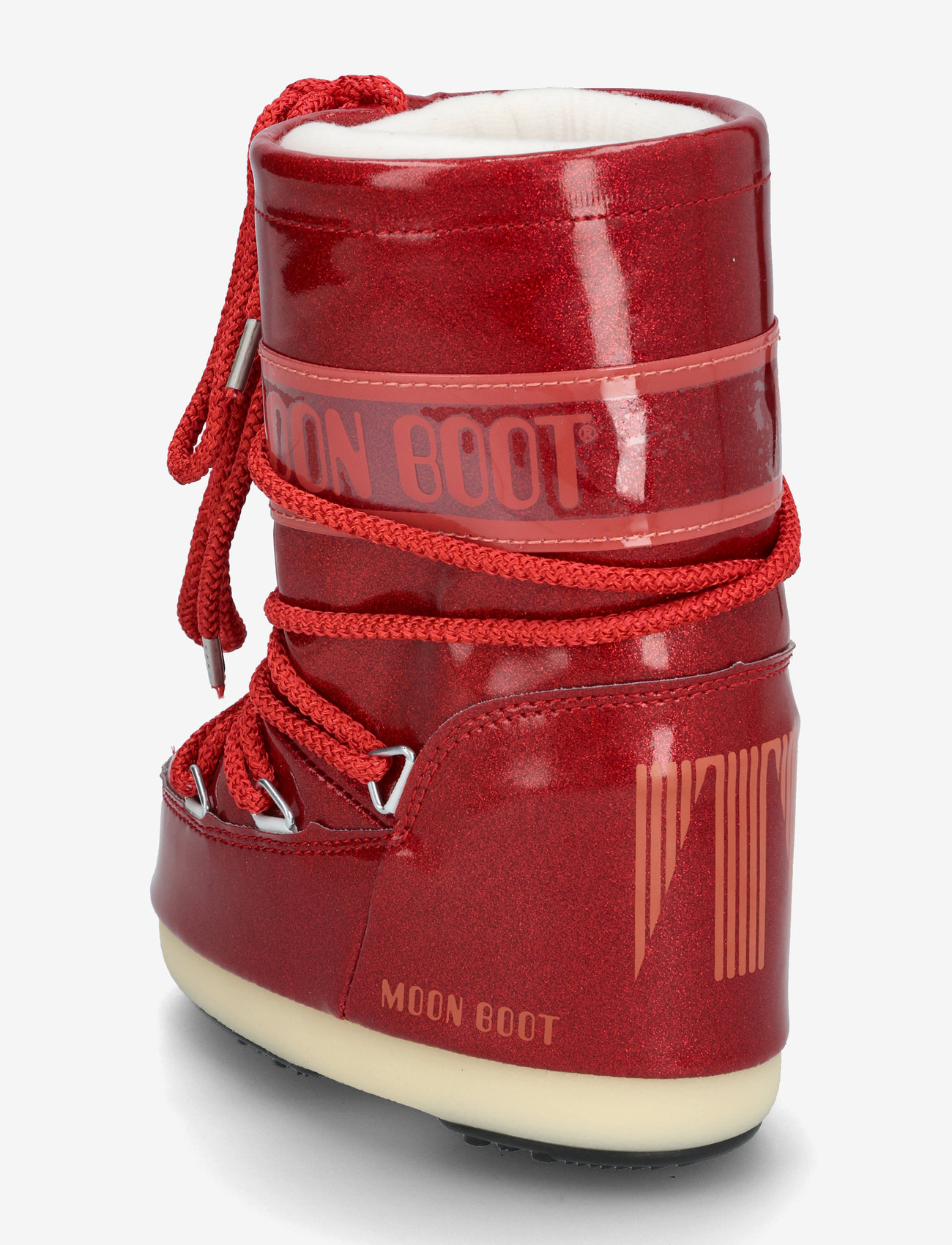 Moon Boot - MB ICON JR GLITTER - red - 2